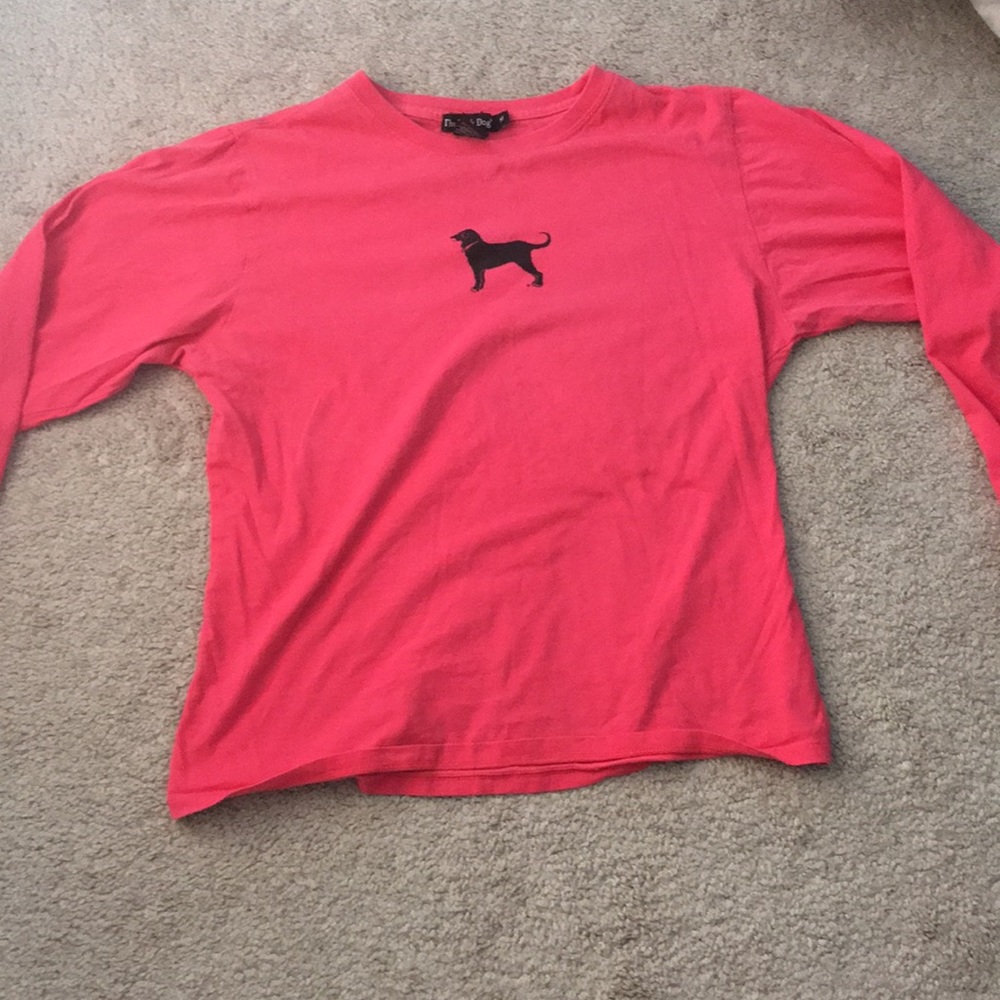 The Black Dog Pink Long Sleeve Shirt